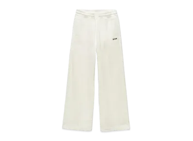 MSGM Jersey Jogging Pants "White"