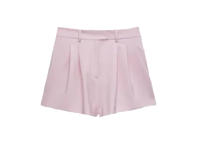 MSGM Virgin Wool Shorts "Pink"