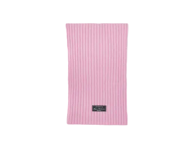MSGM Ribbed Wool Scarf "Pink"