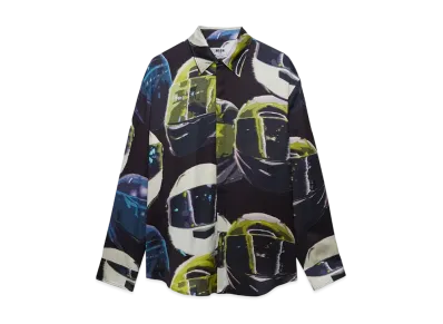 MSGM Viscose Printed Shirt "Black"