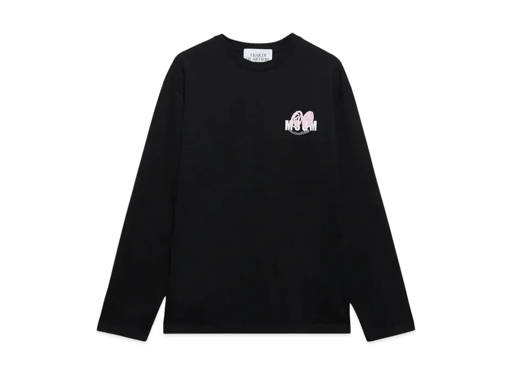 MSGM x Section80Bar Long Sleeve T-Shirt "Black"