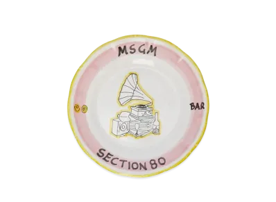 MSGM x Section80Bar Ceramic plate "White"