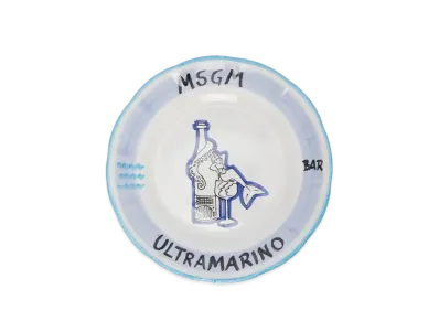 MSGM x Ultramarino Ceramic plate "White"