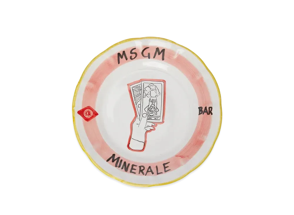 MSGM x Minerale Ceramic plate "White"