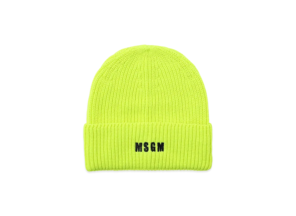 MSGM Knit Cap "Yellow"