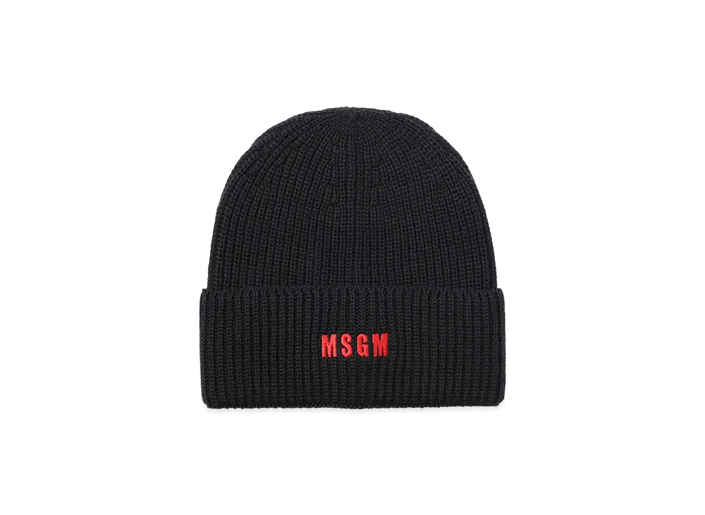 MSGM Knit Cap "Black"