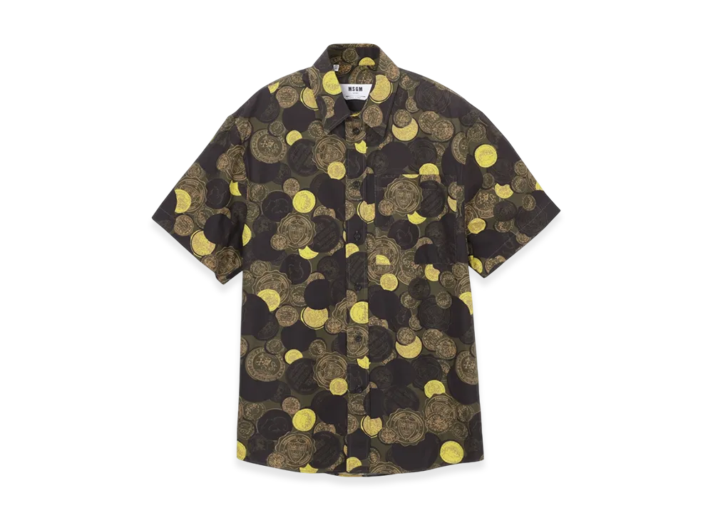 MSGM SS Shirt "Green/Yellow"