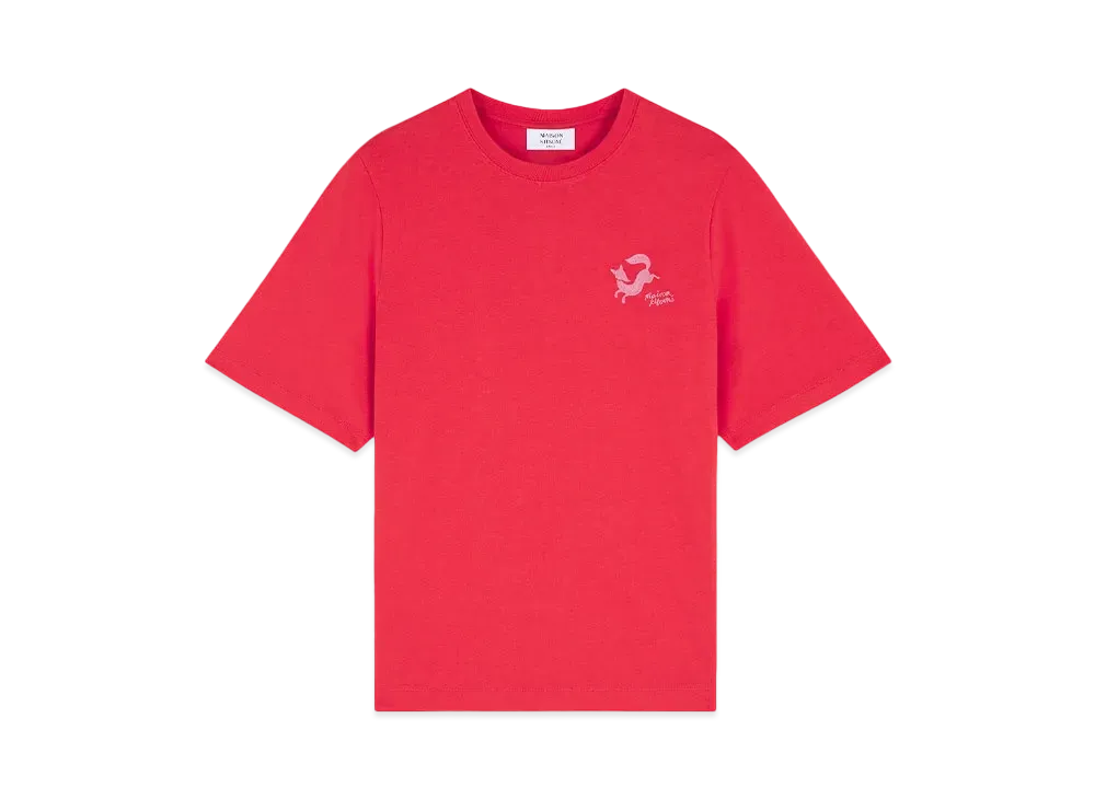 Maison Kitsune Fancy Fox Comfort T-Shirt "Autumn Red"