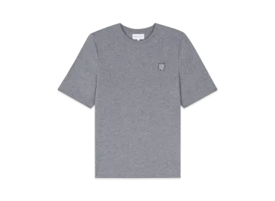 Maison Kitsune Bold Fox Head Patch Comfort T-Shirt "Medium Grey Melange"