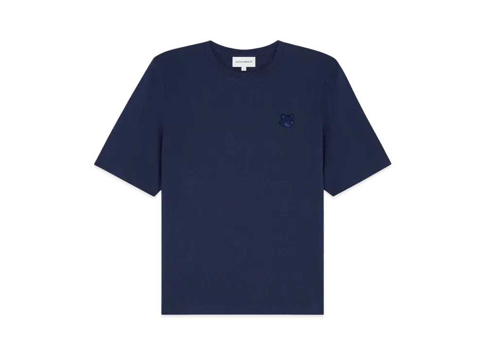 Maison Kitsune Bold Fox Head Patch Comfort T-Shirt "Ink blue"
