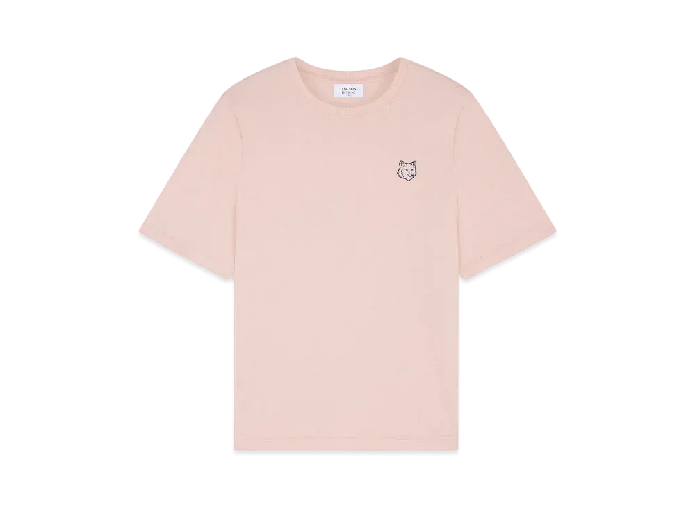 Maison Kitsune Bold Fox Head Patch Comfort T-Shirt "Pasture Rose"