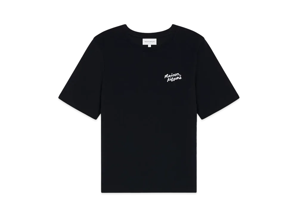 Maison Kitsune Handwriting Comfort T-Shirt "Black/White"