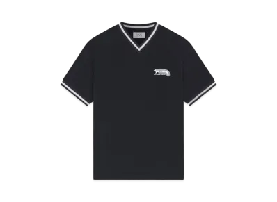 Maison Kitsune Flash Fox Raglan T-Shirt "Black"