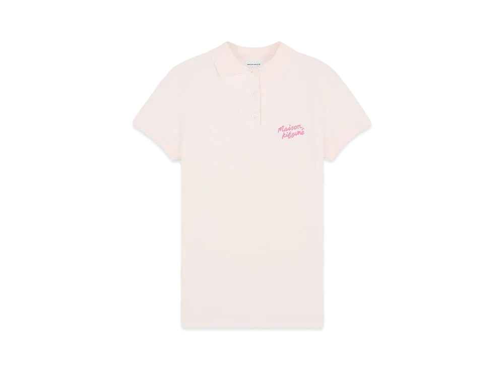 Maison Kitsune Maison Kitsune Handwriting Regular Polo "Fresh Cotton"