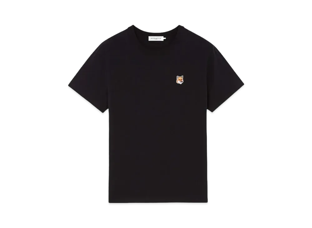 Maison Kitsune Fox Head Patch Classic T-Shirt "Black"