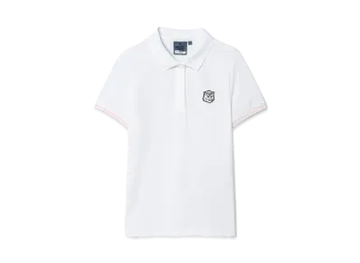 Maison Kitsune Golf Fox Head Polo "White"