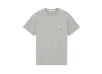 Maison Kitsune Chillax Fox Patch Classic T-Shirt "Grey Melange"
