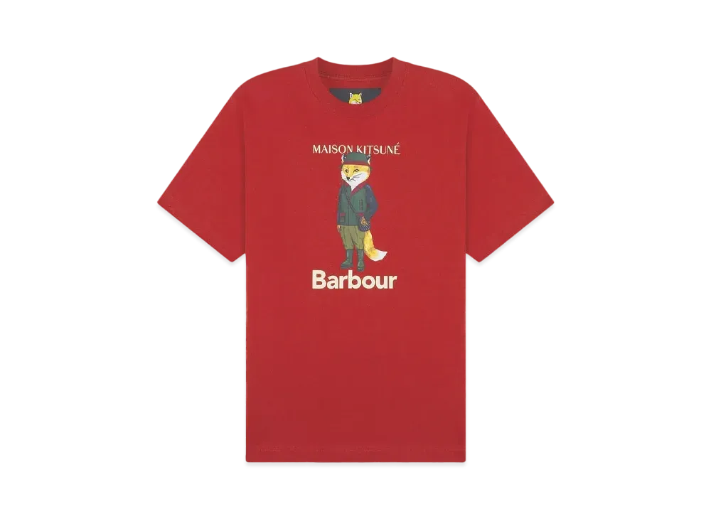 Maison Kitsune x Barbour Beaufort Fox T-Shirt 