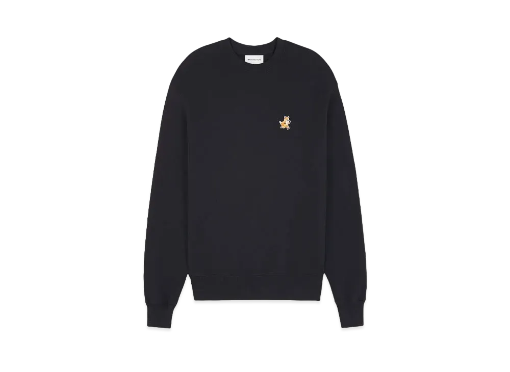 Maison Kitsune Speedy Fox Patch Comfort Sweatshirt "Black"
