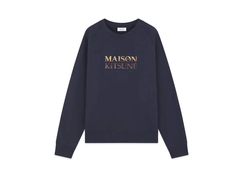 Maison Kitsune Gradient Oversized Sweatshirt "Navy"