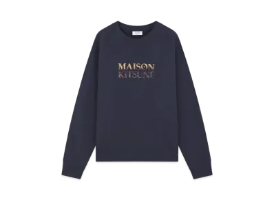 Maison Kitsune Gradient Oversized Sweatshirt "Navy"