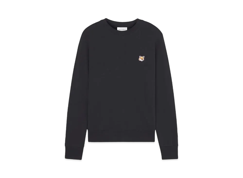 Maison Kitsune Fox Head Patch Regular Sweatshirt "Black"