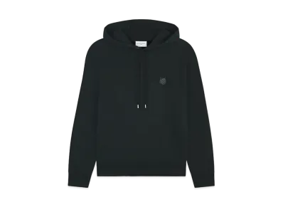 Maison Kitsune Bold Foxhead Patch Oversized Hoodie "Black"