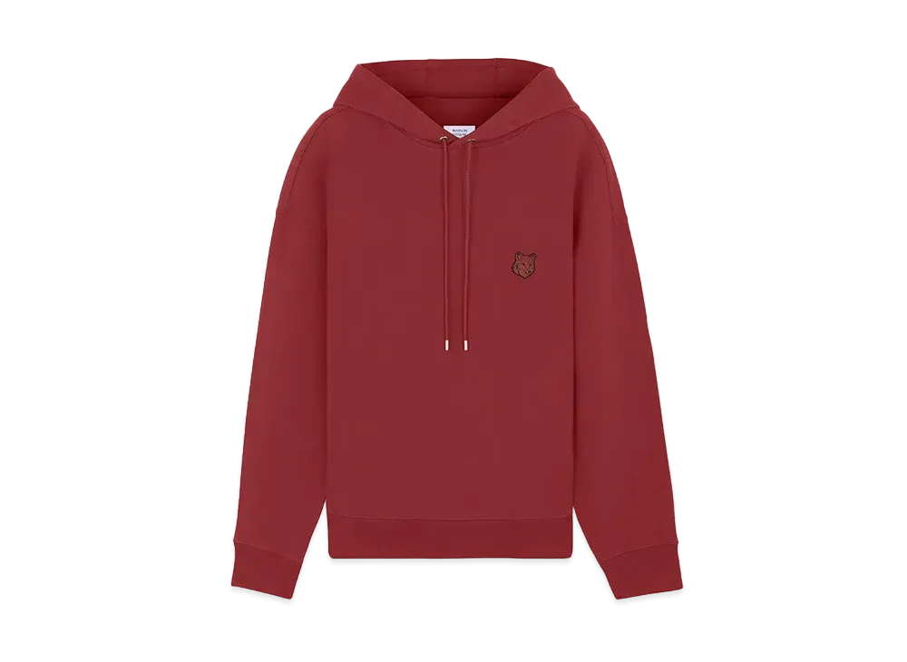 Maison Kitsune Bold Foxhead Patch Oversized Hoodie "Teak"