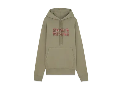 Maison Kitsune Woodland Alphabet Comfort Hoodie "Pebble"