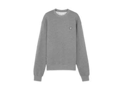 Maison Kitsune Bold Fox Head Patch Comfort Sweatshirt "Medium Grey Melange"