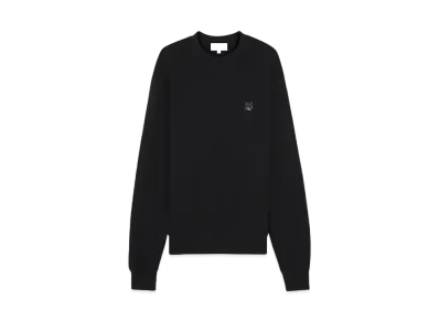 Maison Kitsune Bold Fox Head Patch Comfort Sweatshirt "Black"