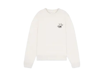 Maison Kitsune Cafe Kitsune Fox Relax Sweatshirt "Tapioca"