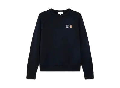Maison Kitsune Double Fox Head Patch Classic Sweatshirt "Anthracite"