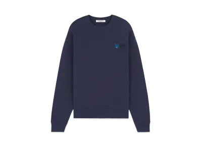 Maison Kitsune Double Bold Fox Head Patch Comfort Sweatshirt "Ink blue"