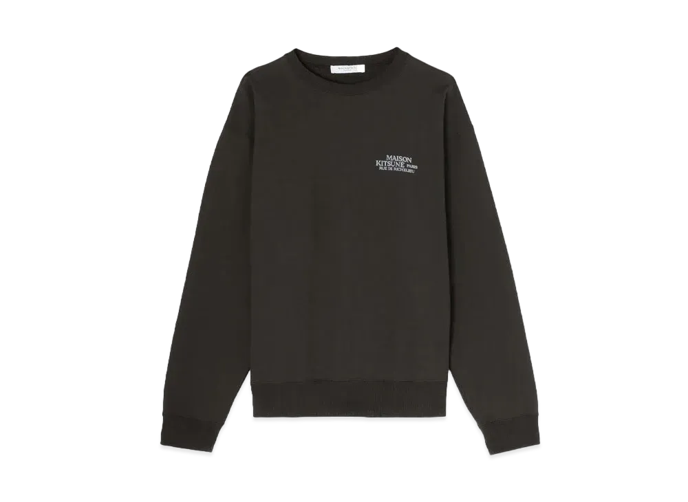 Maison Kitsune Lou De Richelieu Sweatshirt "Anthracite"