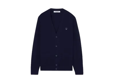 Maison Kitsune Bold Fox Head Patch Regular Cardigan "Navy"