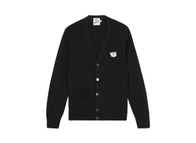 Maison Kitsune Cafe Fox Cup Patch Cardigan "Black"
