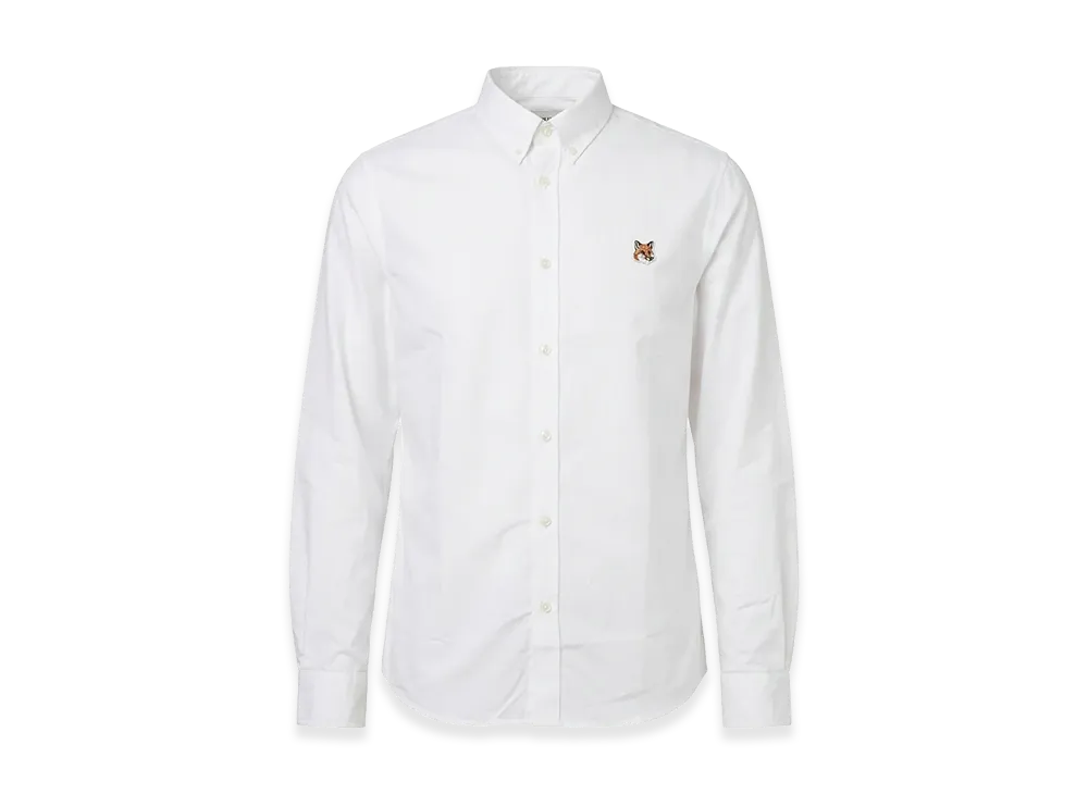 Maison Kitsune Mini Fox Head Classic Shirt "White"