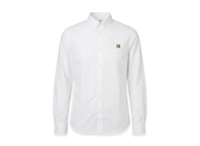 Maison Kitsune Mini Fox Head Classic Shirt "White"