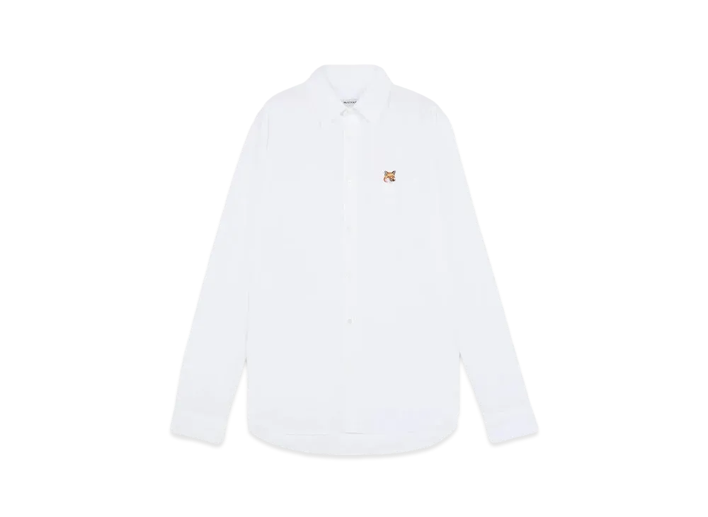 Maison Kitsune Fox Head Classic Shirt "White"