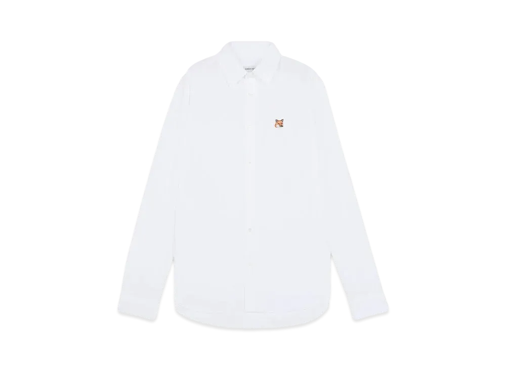 Maison Kitsune Fox Head Classic Shirt "White"