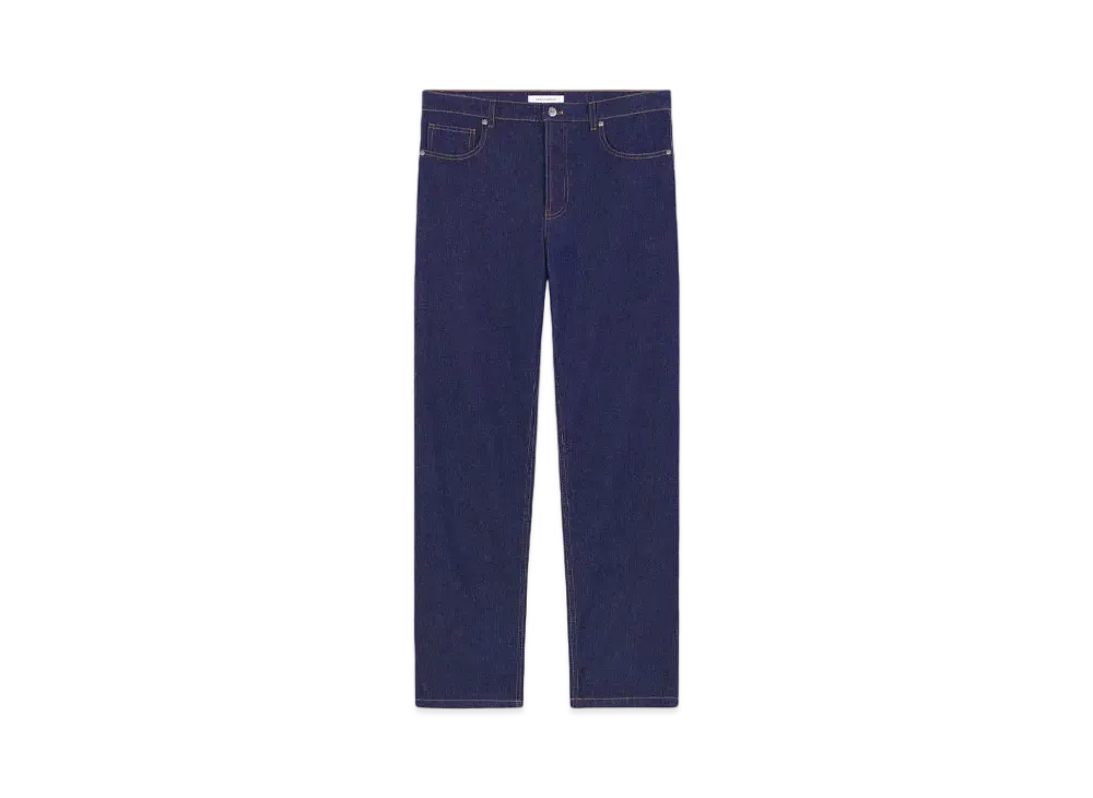 Maison Kitsune Straight Denim Jeans "Indigo"