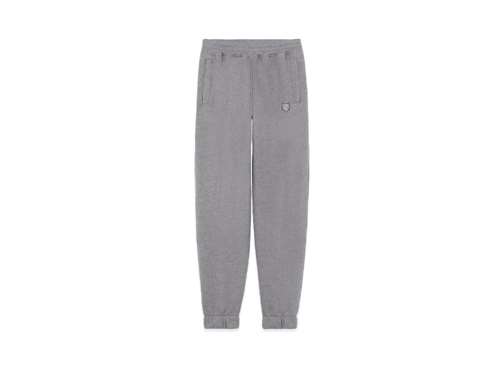 Maison Kitsune Bold Fox Head Patch Comfort Jog Pants "Medium Grey Melange"