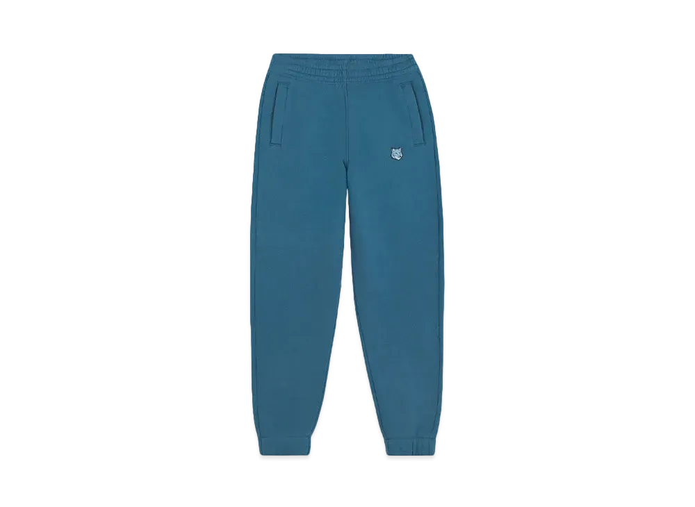 Maison Kitsune Bold Fox Head Patch Comfort Jog Pants "Lake Blue"