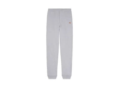 Maison Kitsune Fox Head Patch Regular Jog Pants "Medium Grey Melange"