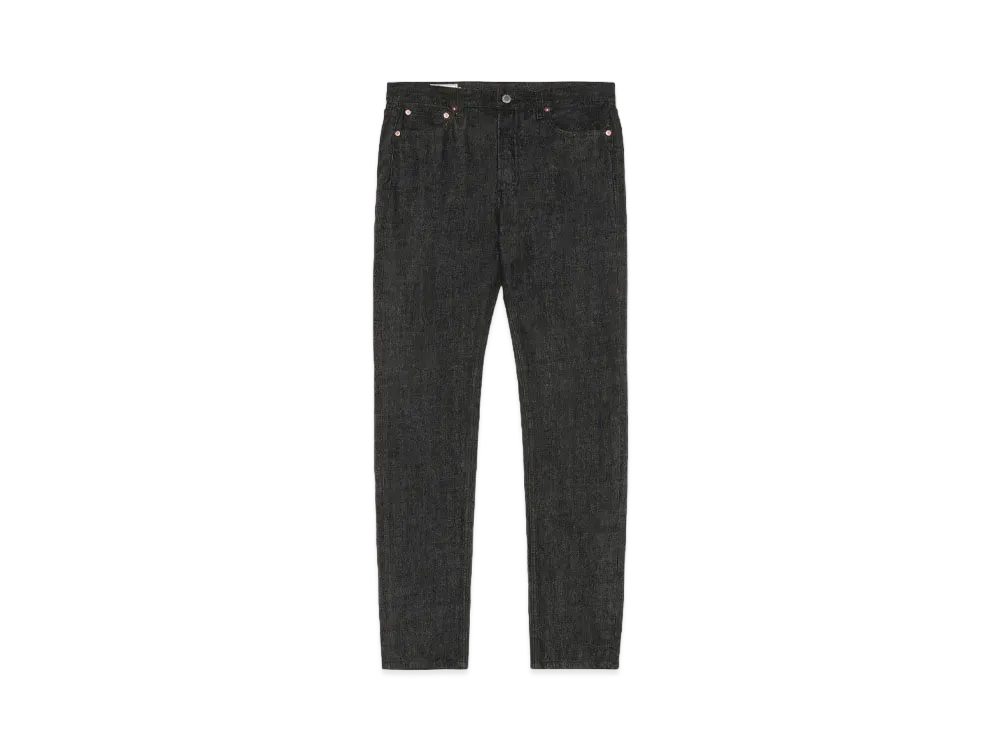 Maison Kitsune Japan Slim Denim Pants "Black"