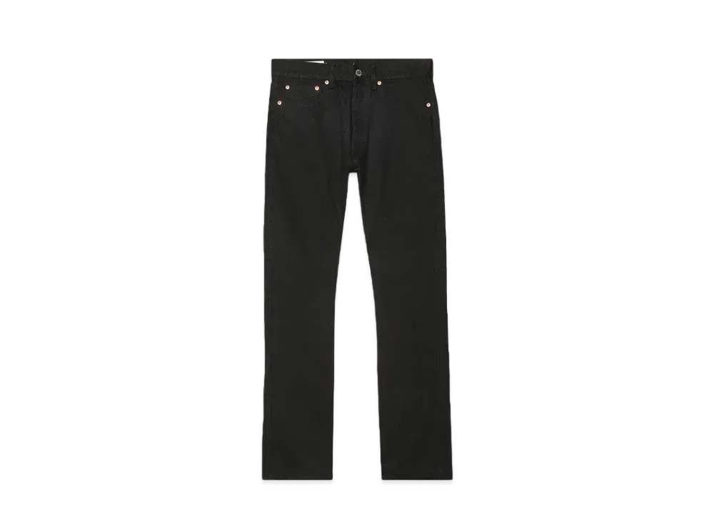 Maison Kitsune Japan New Classic Black Denim "Black"