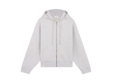 Maison Kitsune Baby Fox Patch Zip Hoodie "Light Grey Melange"