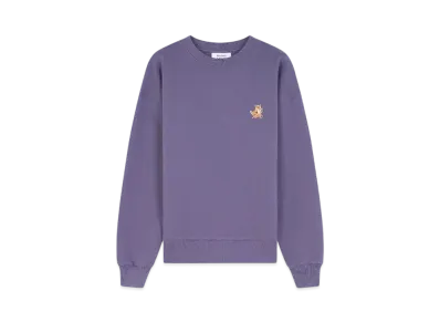 Maison Kitsune Women'S Speedy Fox Patch Comfort Sweatshirt "Aster"