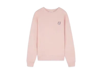 Maison Kitsune Women'S Bold Fox Head Patch Comfort Sweatshirt "Pasture rose"
